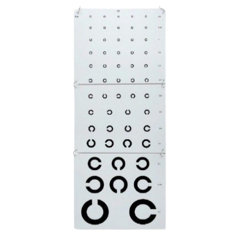 Test Monoyer 3m with rings