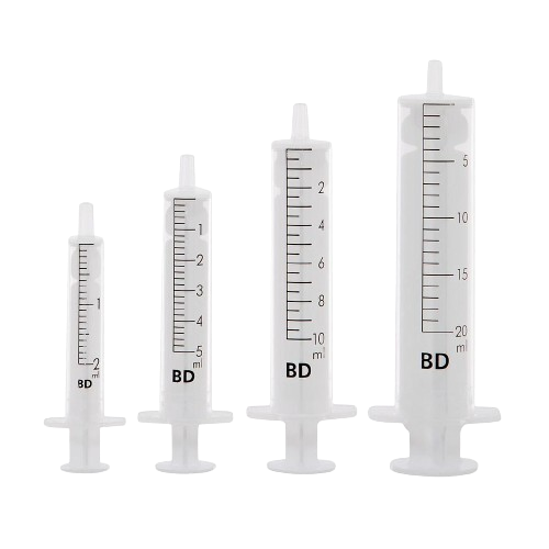 BD Discardit II™ Luer Slip Šļirce 2 ml, bez adatas, 100 gab.